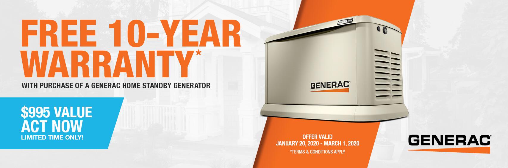 Homestandby Generator Deal | Warranty Offer | Generac Dealer | Norfolk, NE